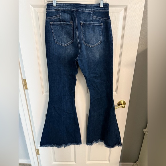 KanCan Dark Blue Flare Jeans - Picture 7 of 7